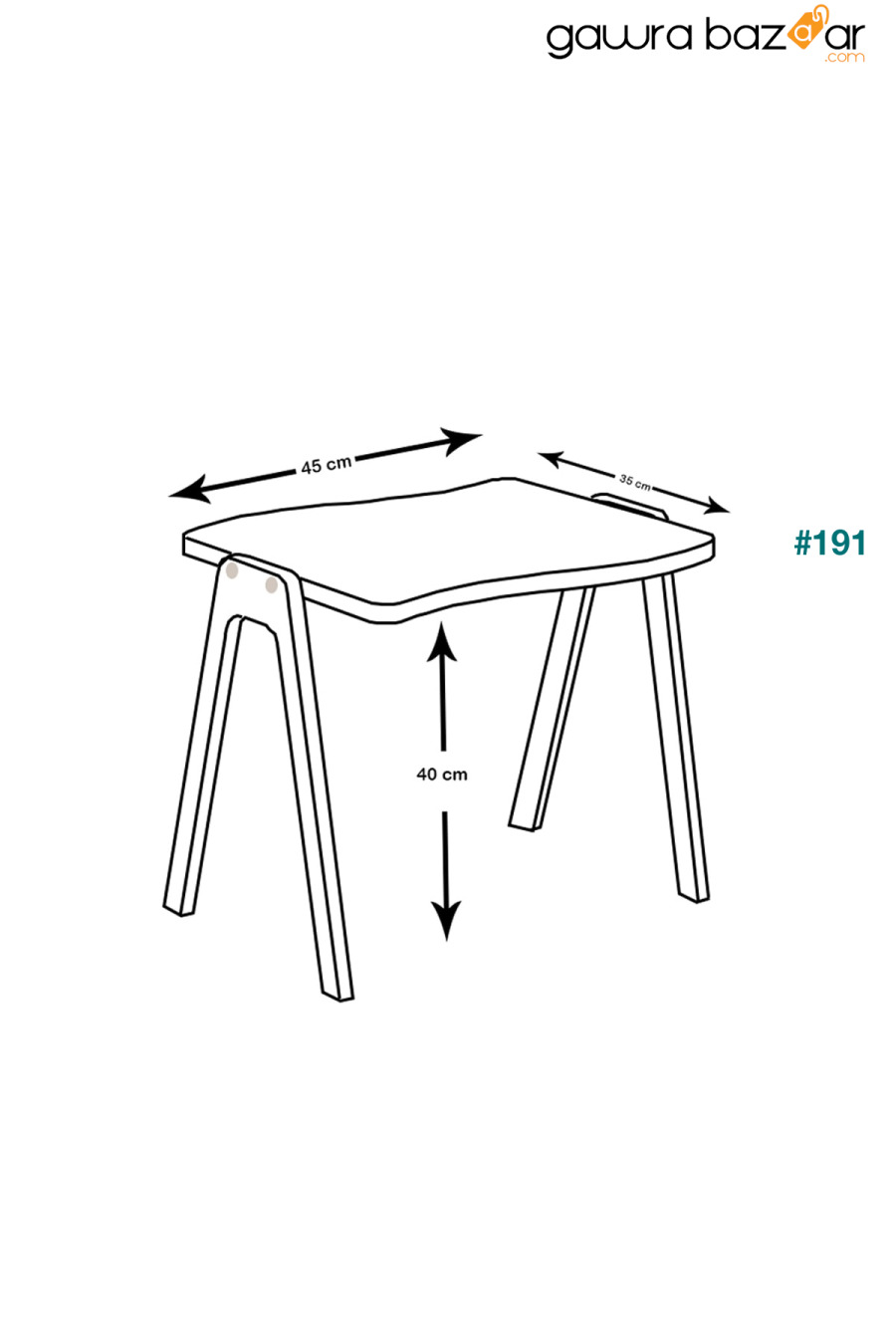 طاولة متداخلة وطاولة مركزية من خشب الجوز والجوز أرجل Pratico 3