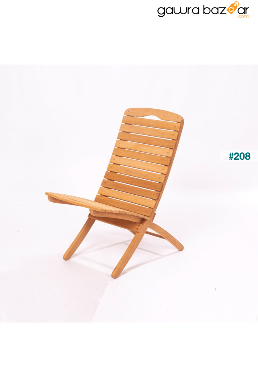 مجموعة كرسي طاولة قابلة للطي 2 + 1 مبطن للحديقة Meya Dekor 3