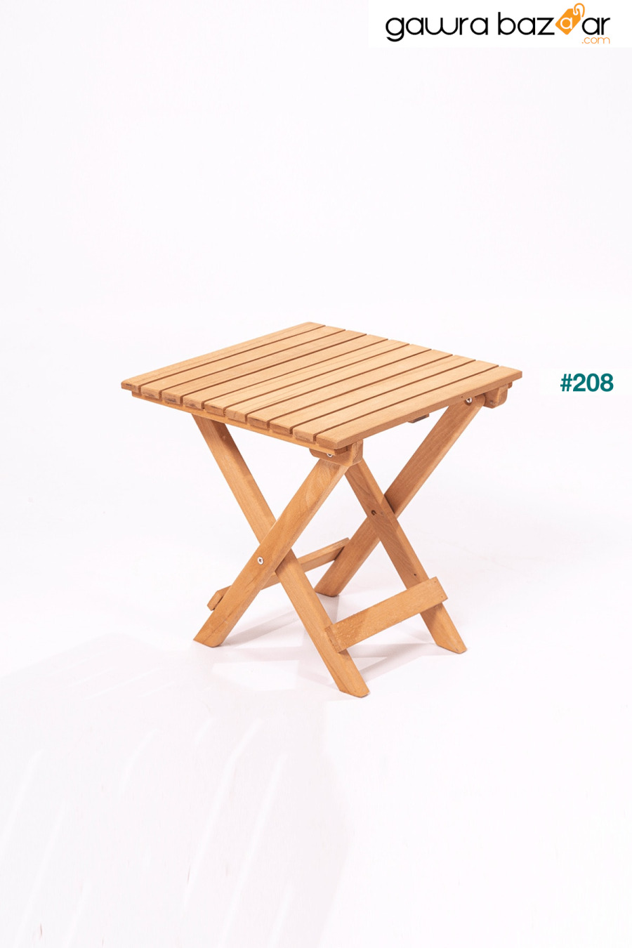 مجموعة كرسي طاولة قابلة للطي 2 + 1 مبطن للحديقة Meya Dekor 5