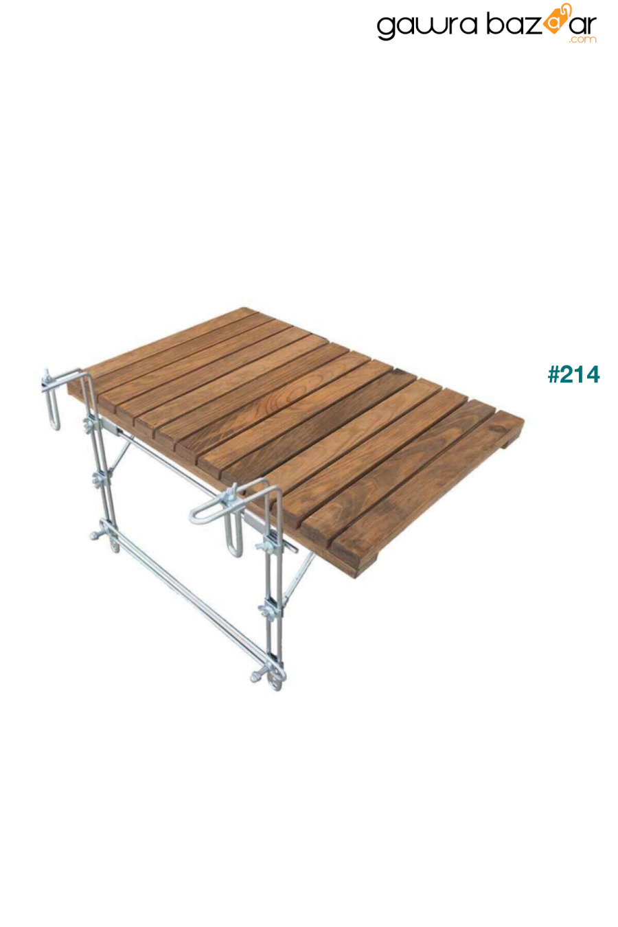 طاولة بلكون خشبية قابلة للطي 5075 RETODİZAYN 1