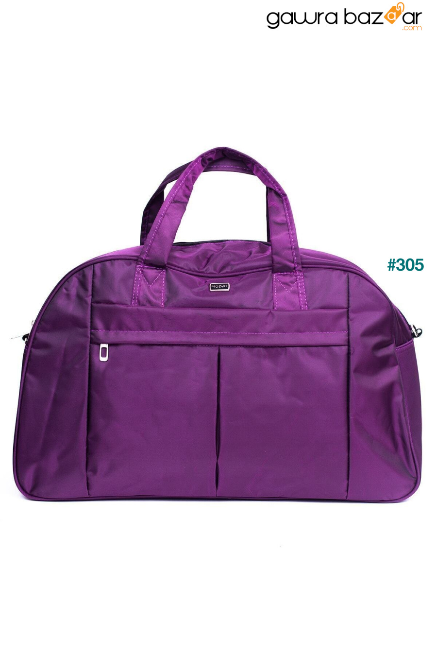 أزياء 8055 حقيبة سفر أرجوانية كبيرة الحجم Moda Çanta 2