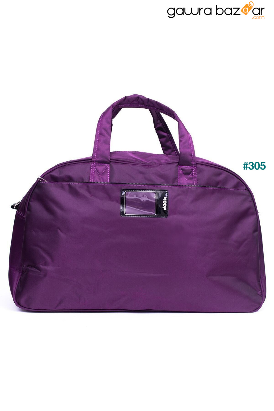 أزياء 8055 حقيبة سفر أرجوانية كبيرة الحجم Moda Çanta 3