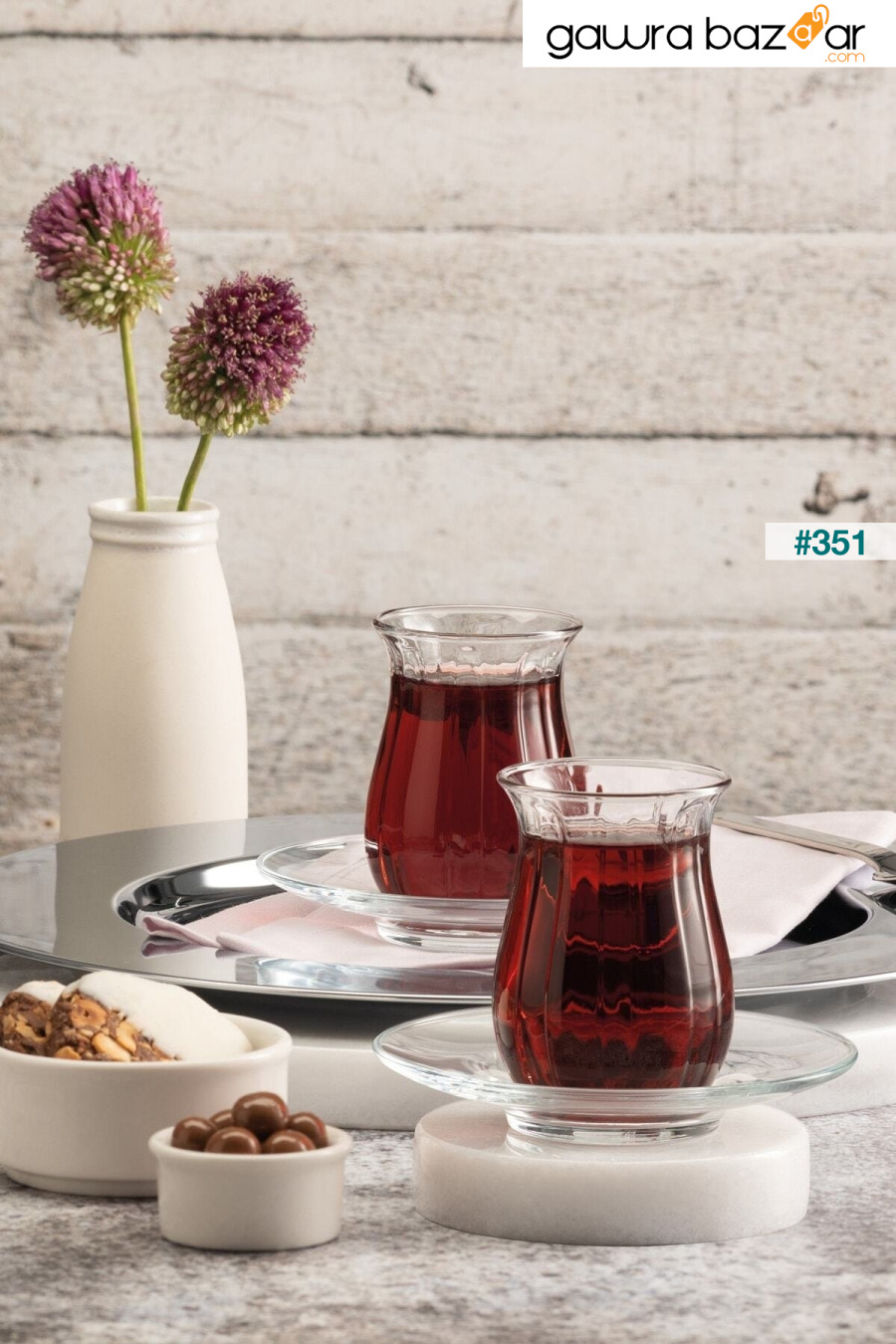 طقم شاي لينكا 12 قطعة Paşabahçe 0