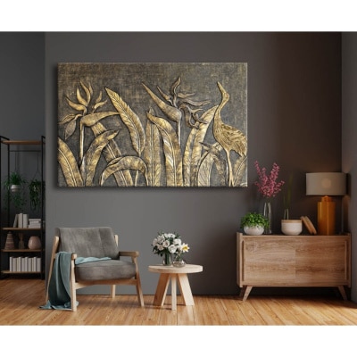 لوحة قماشية زخرفية لحديقة عدن - Voov1149
