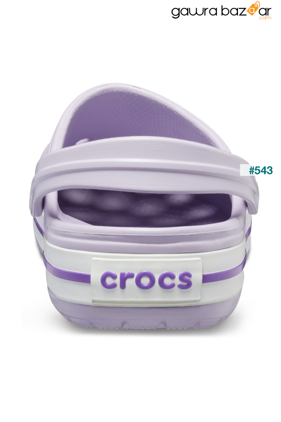 نعال Lilac للجنسين مخططة باللون البنفسجي Crocband Edge. Crocs 3
