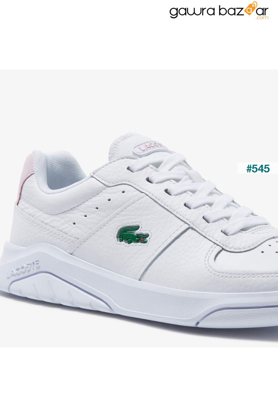 حذاء سنيكرز نسائي أبيض من Game Advance 743SFA0022T Lacoste 6