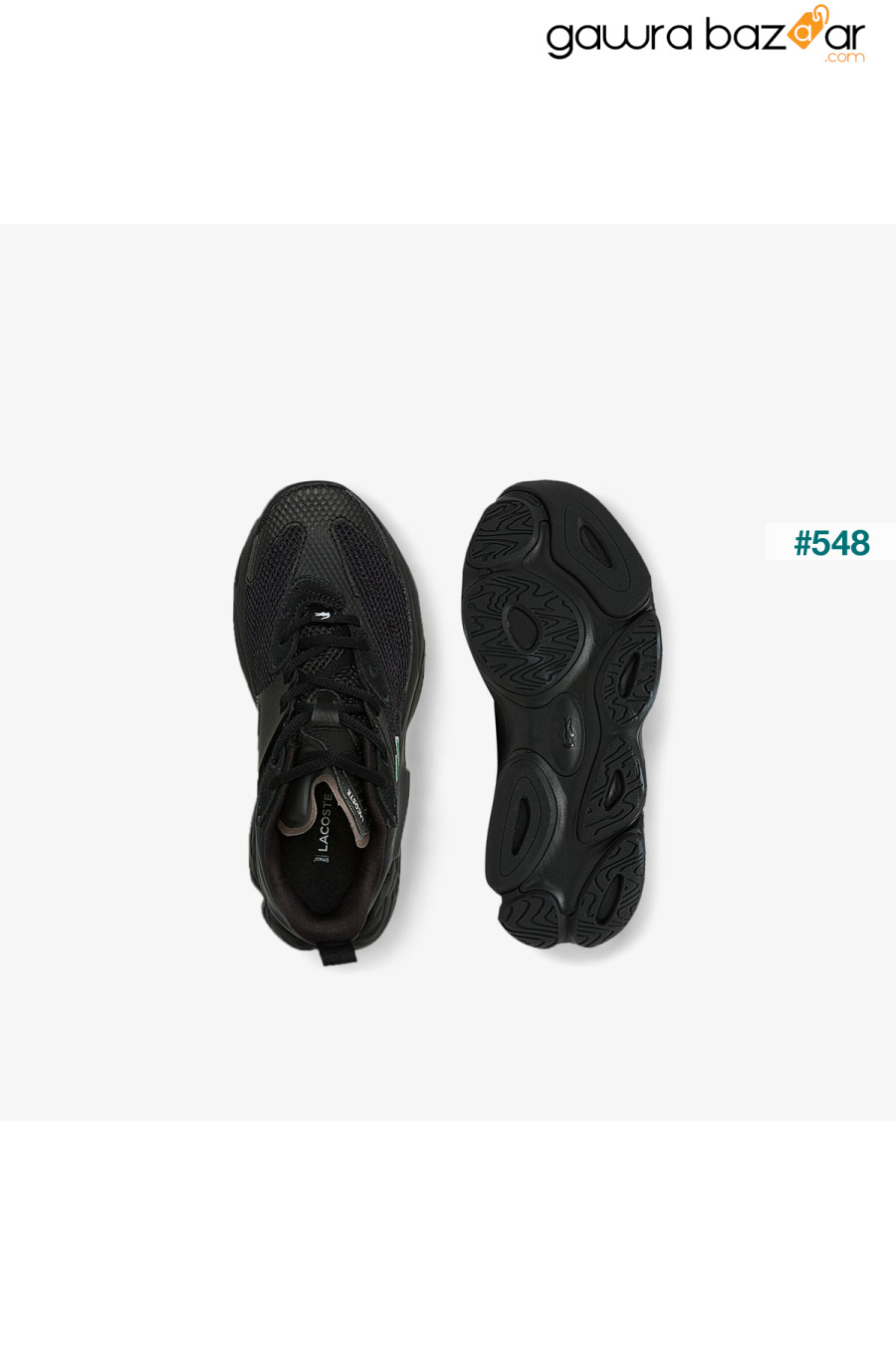 حذاء رياضي Aceshot أسود للنساء من سبورت 743SFA0010 Lacoste 3