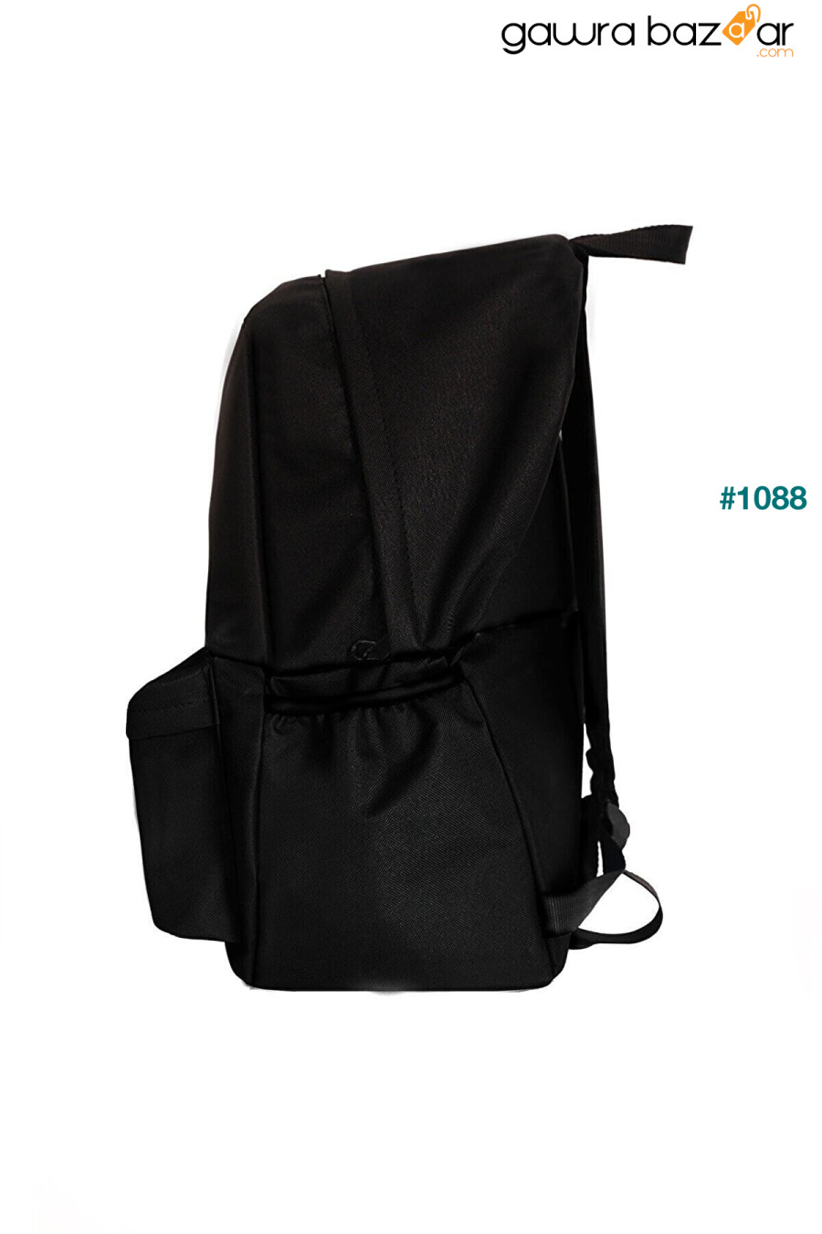 حقيبة ظهر مزدوجة اللون أحتاجها حقيبة مدرسية من القماش الخشن حقيبة مدرسية سوداء KISCHE 1