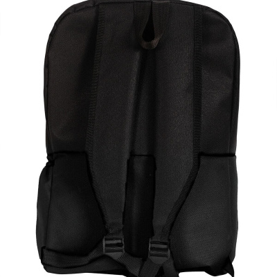 حقيبة ظهر مزدوجة اللون أحتاجها حقيبة مدرسية من القماش الخشن حقيبة مدرسية سوداء