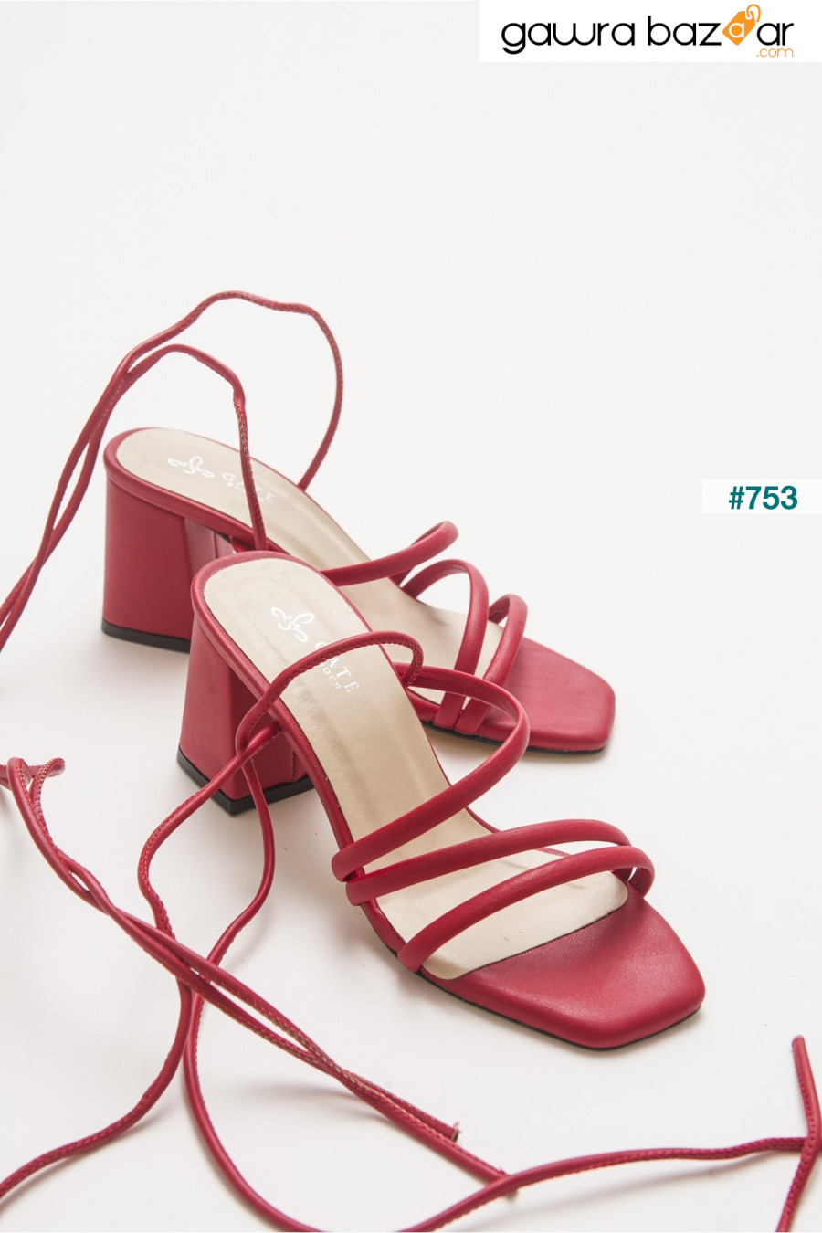 29 حذاء نسائي من Carisa ذو كعب سميك يوميًا يرتدي الكاحل Gate 1