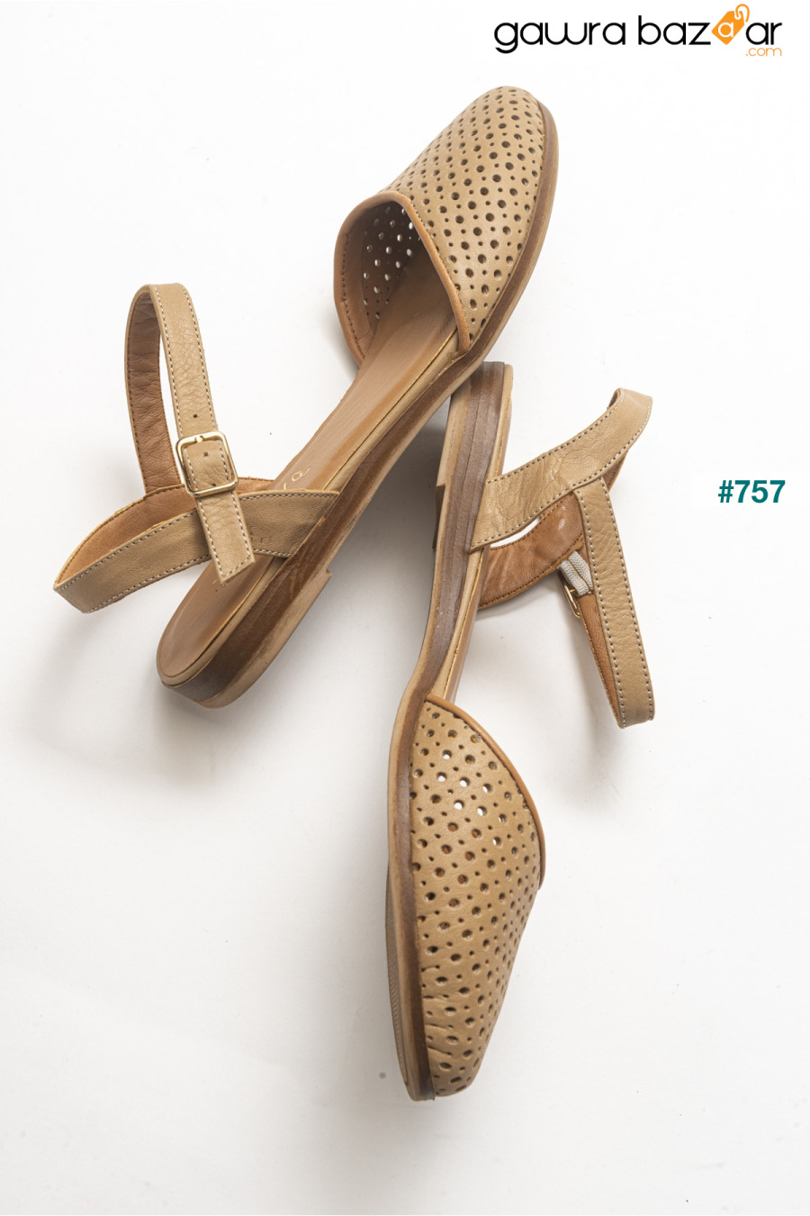 حذاء نسائي يومي من الجلد الطبيعي من تامي Wave 2