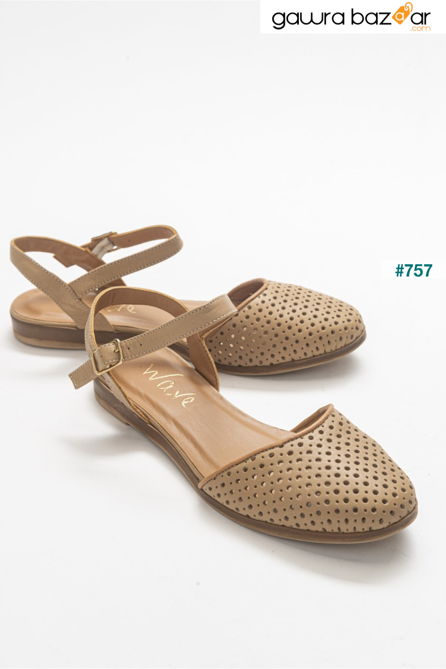 حذاء نسائي يومي من الجلد الطبيعي من تامي Wave 1