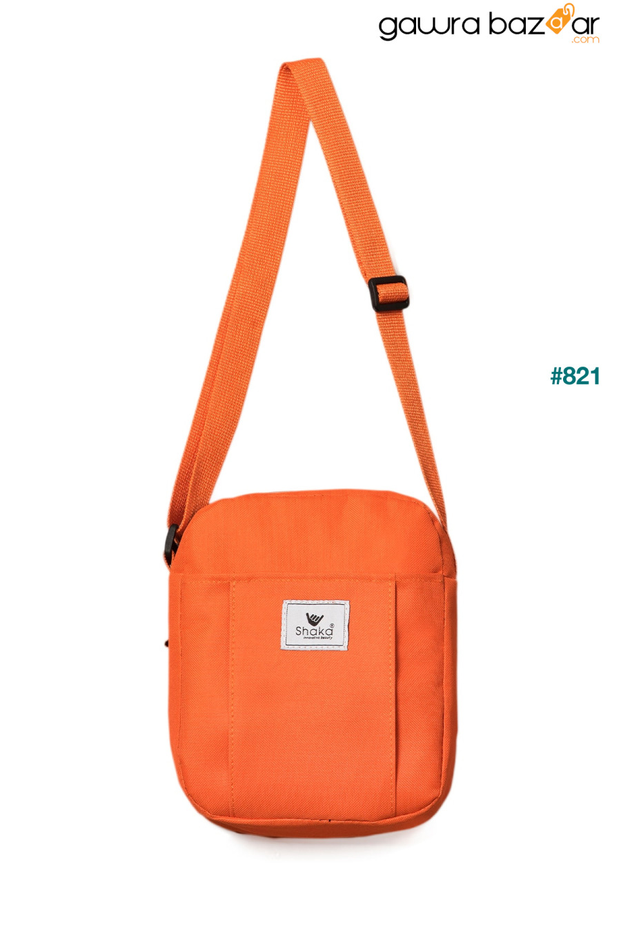 حقيبة كتف U9 برتقالية مكونة من جزئين 22x18 سم Shaka 2
