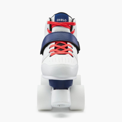 حذاء زلاجات رباعية Oxelo للكبار / زلاجات رباعية - أبيض