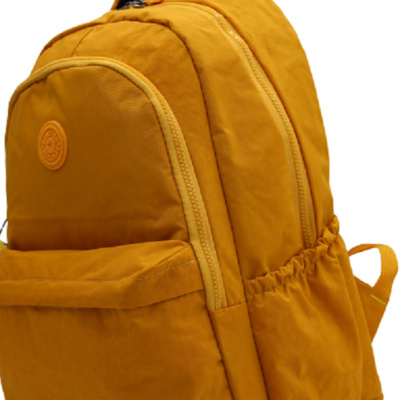 حقيبة ظهر مدرسية كرنكل مقاومة للماء للجنسين لون الخردل 2200
