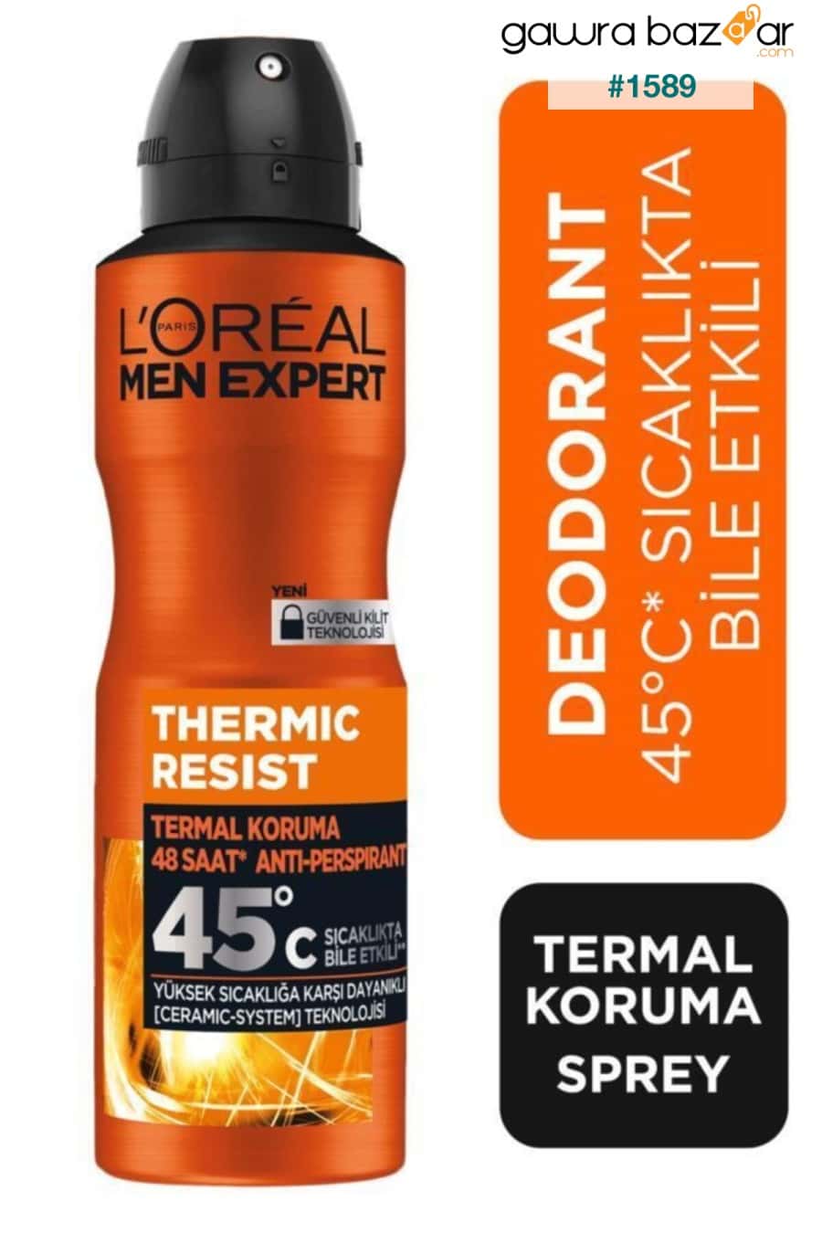 مجموعة العناية الأساسية للرجال Hydra Energetic Energizing Shower Gel 300ml + Thermic Resist Deodorant + Roll on L'Oreal Paris Men Expert 2