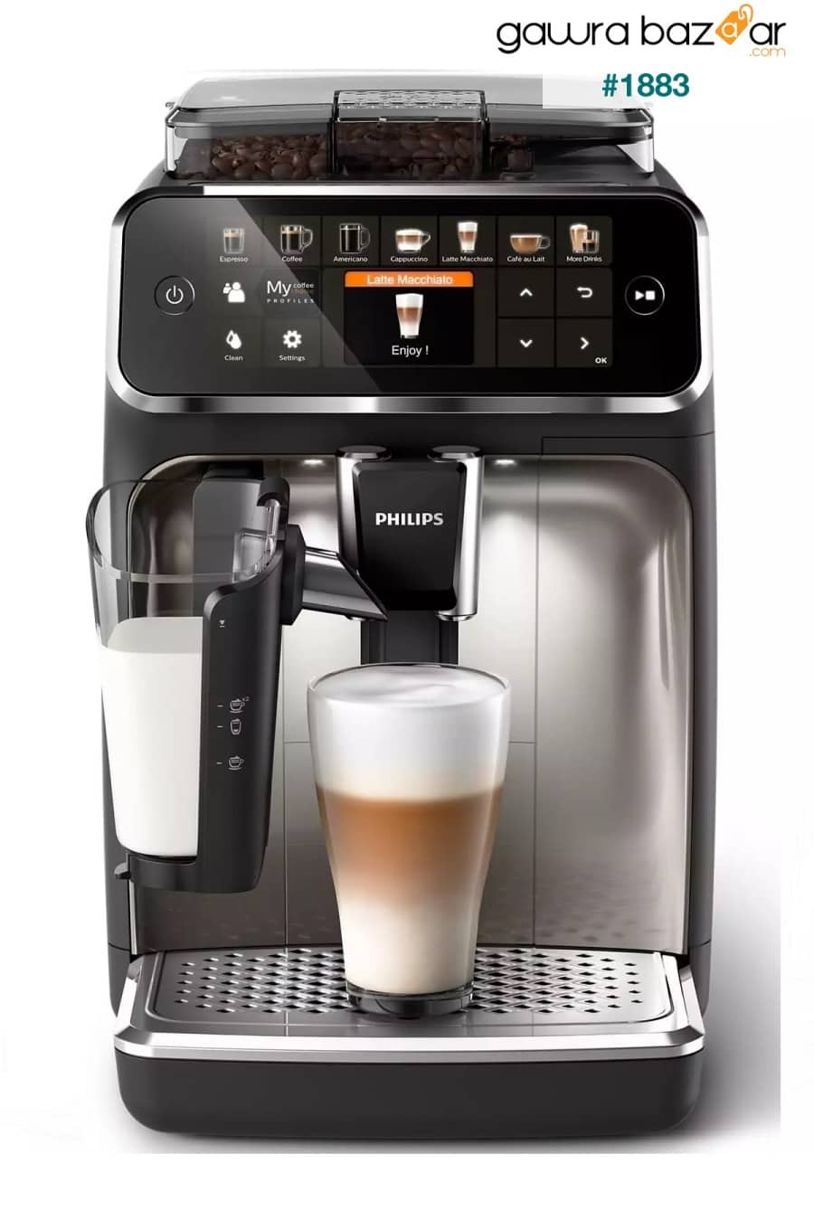 Ep5447 / 90 ماكينة تحضير القهوة والإسبريسو أوتوماتيكية بالكامل Philips 2