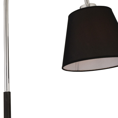 Lumina Black Cap Chrome Modern Design Floor Lampshade Lamp Metal Floor Lamp