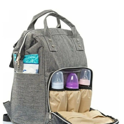 حقيبة ظهر Gnd Baby Mother Baby Care باللون الرمادي ضمان لمدة عام منتج محلي Gnd-baby01