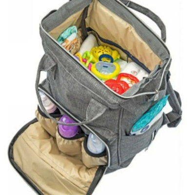 حقيبة ظهر Gnd Baby Mother Baby Care باللون الرمادي ضمان لمدة عام منتج محلي Gnd-baby01