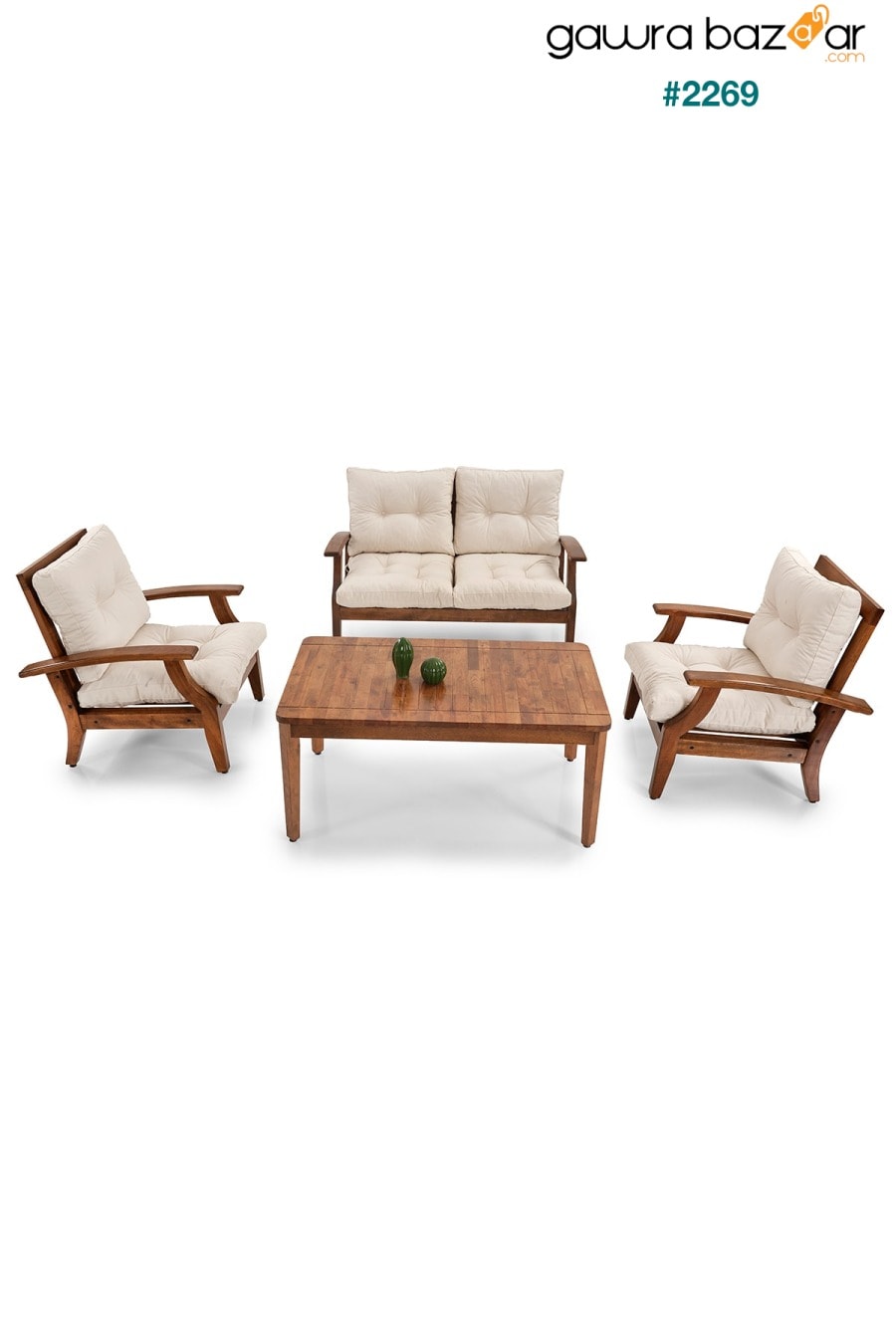 شرفة حديقة شرفة مجموعة أثاث يجلس مجموعة طاولة كرسي Bergere وسادة أريكة كرسي قابل للفك YASÜ 0