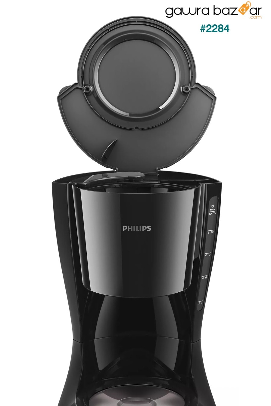 آلة القهوة المفلترة السوداء من مجموعة ديلي كوليكشن Philips 3