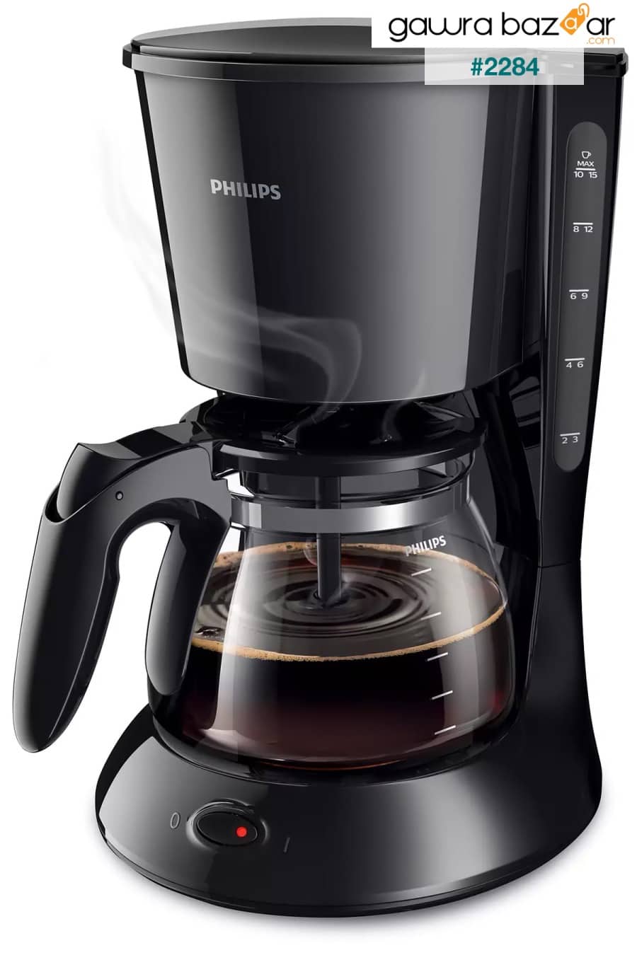 آلة القهوة المفلترة السوداء من مجموعة ديلي كوليكشن Philips 0