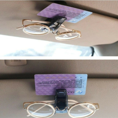 نظارات السيارة وحامل بطاقة العمل مع مشبك