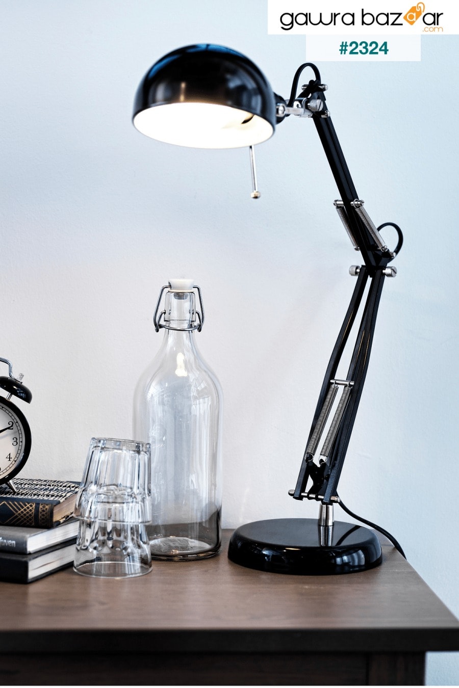 مصباح عمل فورسا ، أسود IKEA 0