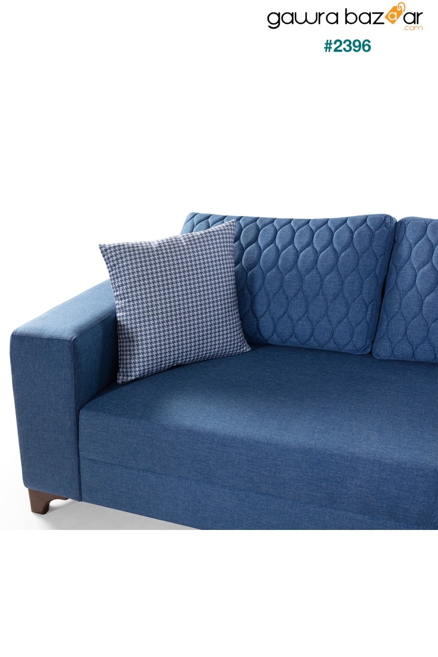 طقم أريكة ركنية علوي أزرق Eymense 3