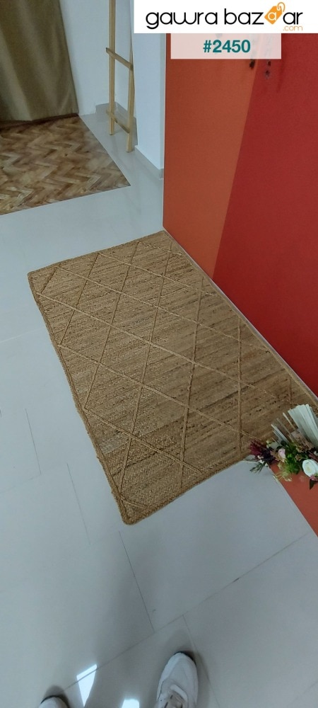 Natura Jute Carpet القش السجاد الطبيعي المنسوجة يدويا السجاد البساط عداء غرفة المعيشة المطبخ غرفة نوم 00019A
