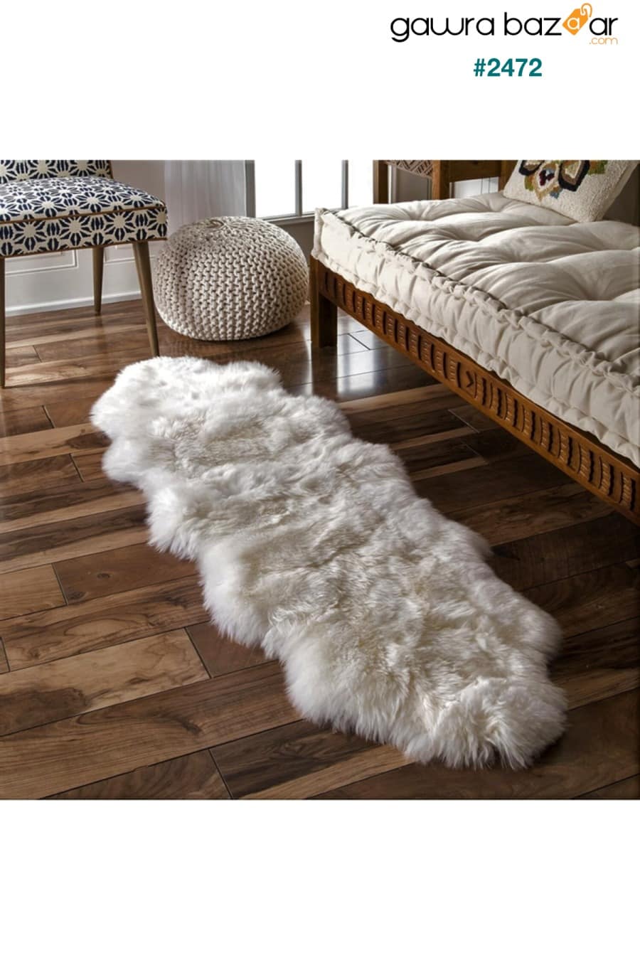 كريم برأس مزدوج من نوع Lamb Post Premium Plush Carpet الناعم ذو الوبر الطويل Napoli Home 4