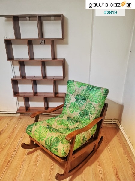 كرسي متأرجح هزاز خشبي يستريح الأب الرضاعة الطبيعية كتاب كرسي تلفزيون كرسي أريكة ملون Berjer