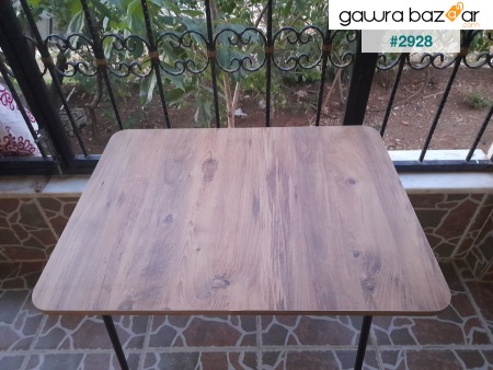 طاولة قابلة للطي من خشب الصنوبر 60x80 سم