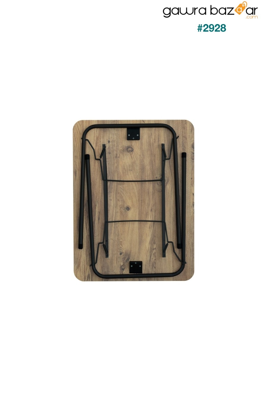 طاولة قابلة للطي من خشب الصنوبر 60x80 سم Bofigo 1