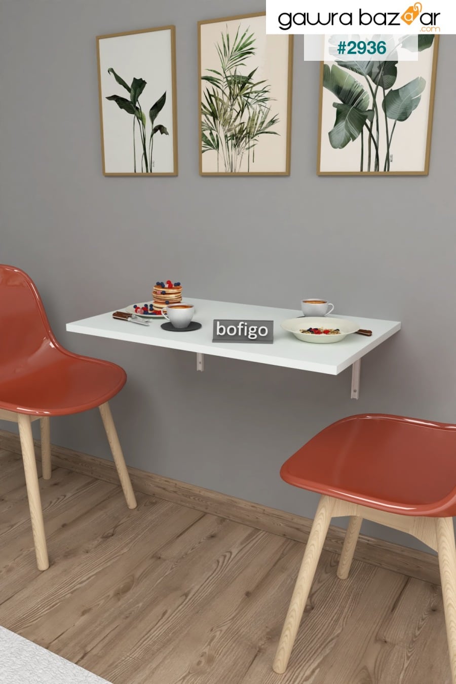 72 X 45 سم طاولة قابلة للطي الحائط طاولة مطبخ طاولة شرفة مكتب دراسة Bofigo 3