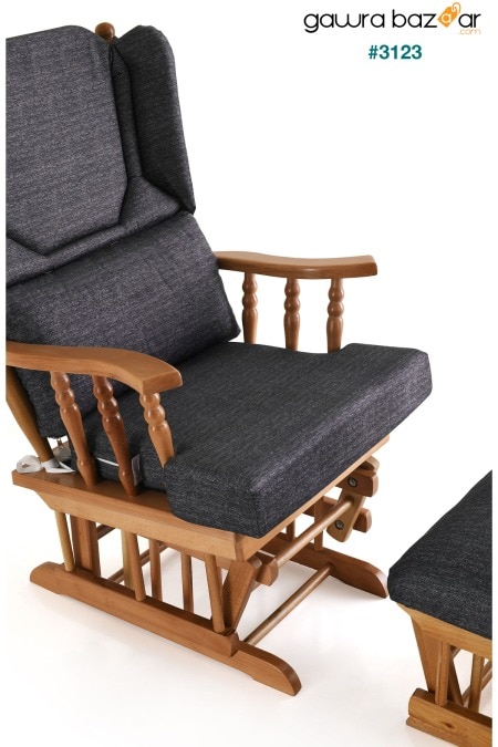 كرسي هزاز كرسي هزاز بقية كرسي خشب طبيعي هيكل / 08 vavonni 1