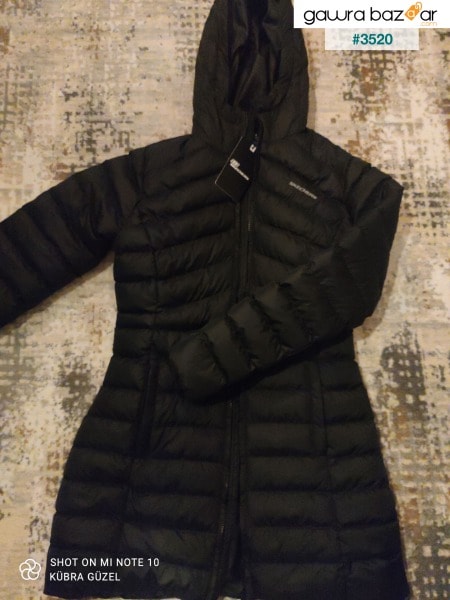 W Essentil Maxi Lenght Hooded Jacket Women Black Coat - S212005-001