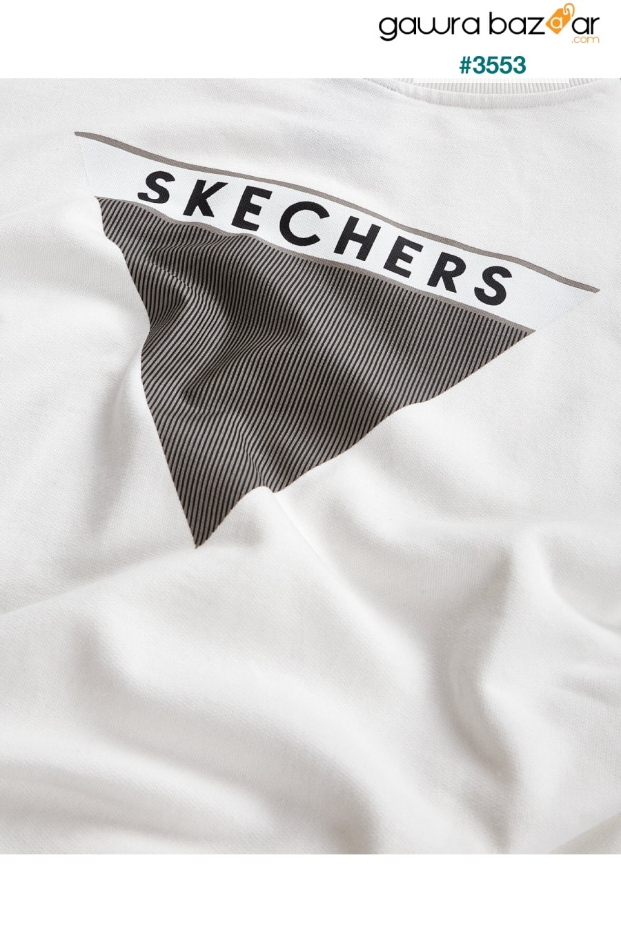 سويت شيرت أبيض للرجال Skechers 6