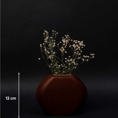 مزهرية سيراميك مزخرفة مصنوعة يدويًا من السيراميك مجموعة ثلاثية الحد الأدنى