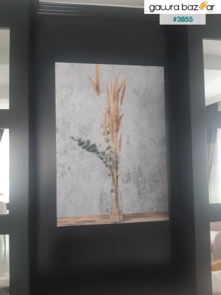 قماش اللوحة صورة الأزهار تحت عنوان الزخرفية جدار اللوحة