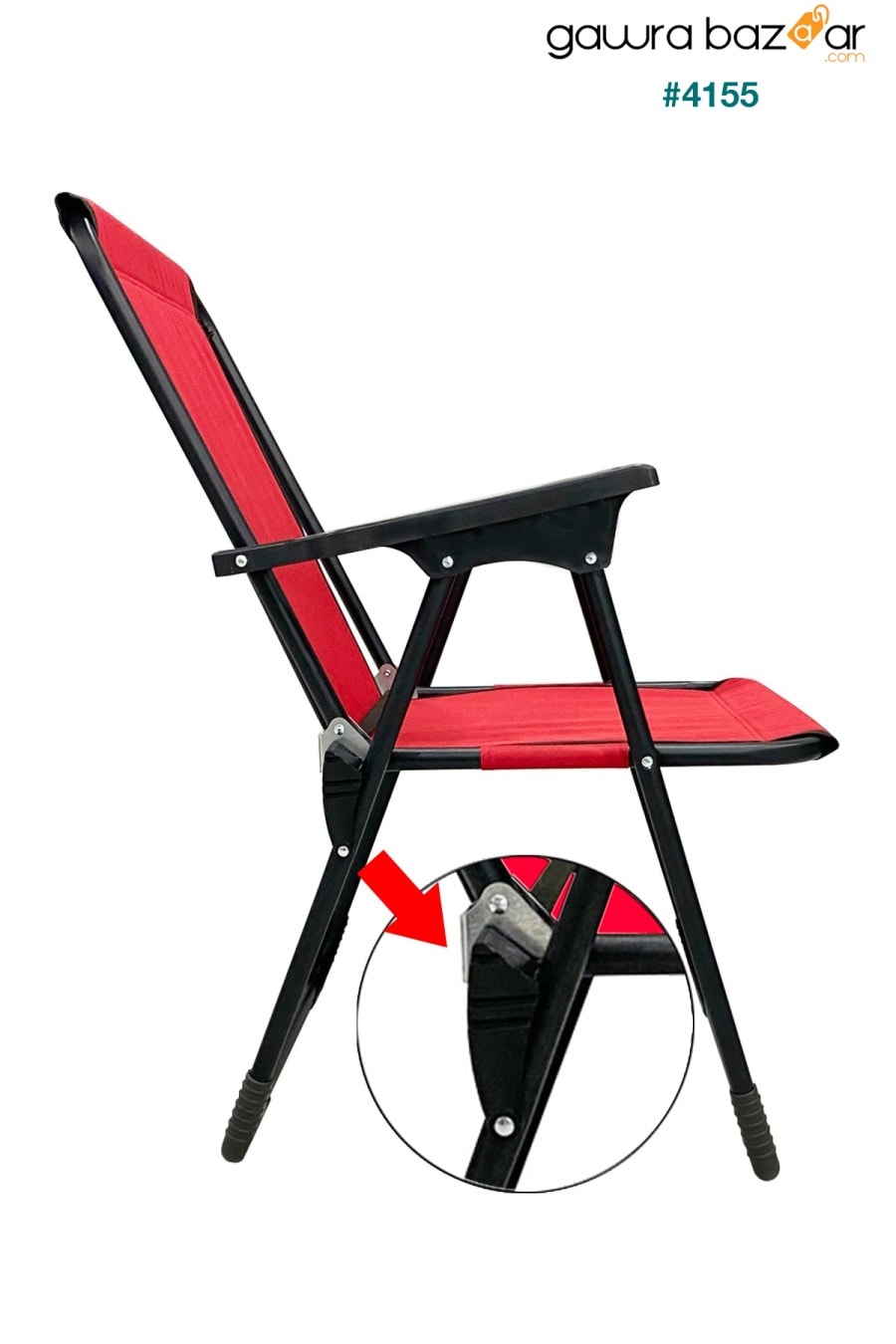 2 قطع التخييم كرسي للطي نزهة كرسي أحمر طاولة قابلة للطي يمول مع مستطيل حامل الكأس moniev 3