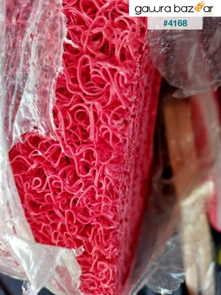 حصيرة مجعد عرض 100 سم أحمر (يتم خصم الكمية بالكمية المدخلة)