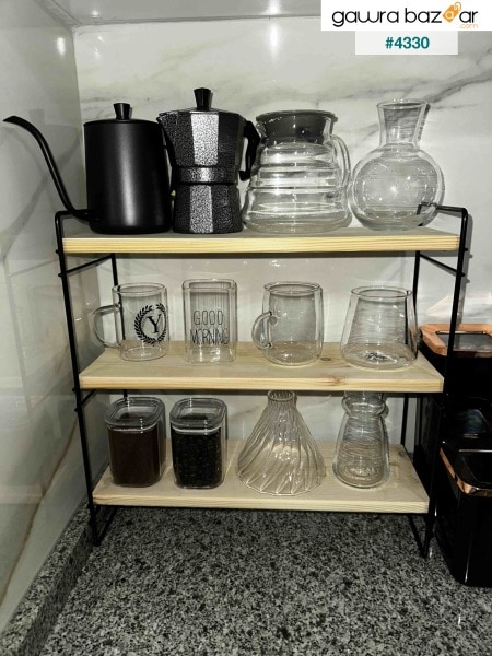 رف مطبخ منظم سطح المكتب رف الحمام منظم متعدد الأغراض رف كونترتوب