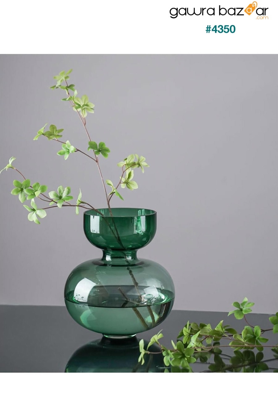 مزهرية زجاجية من القرع الأخضر Miniminti 2