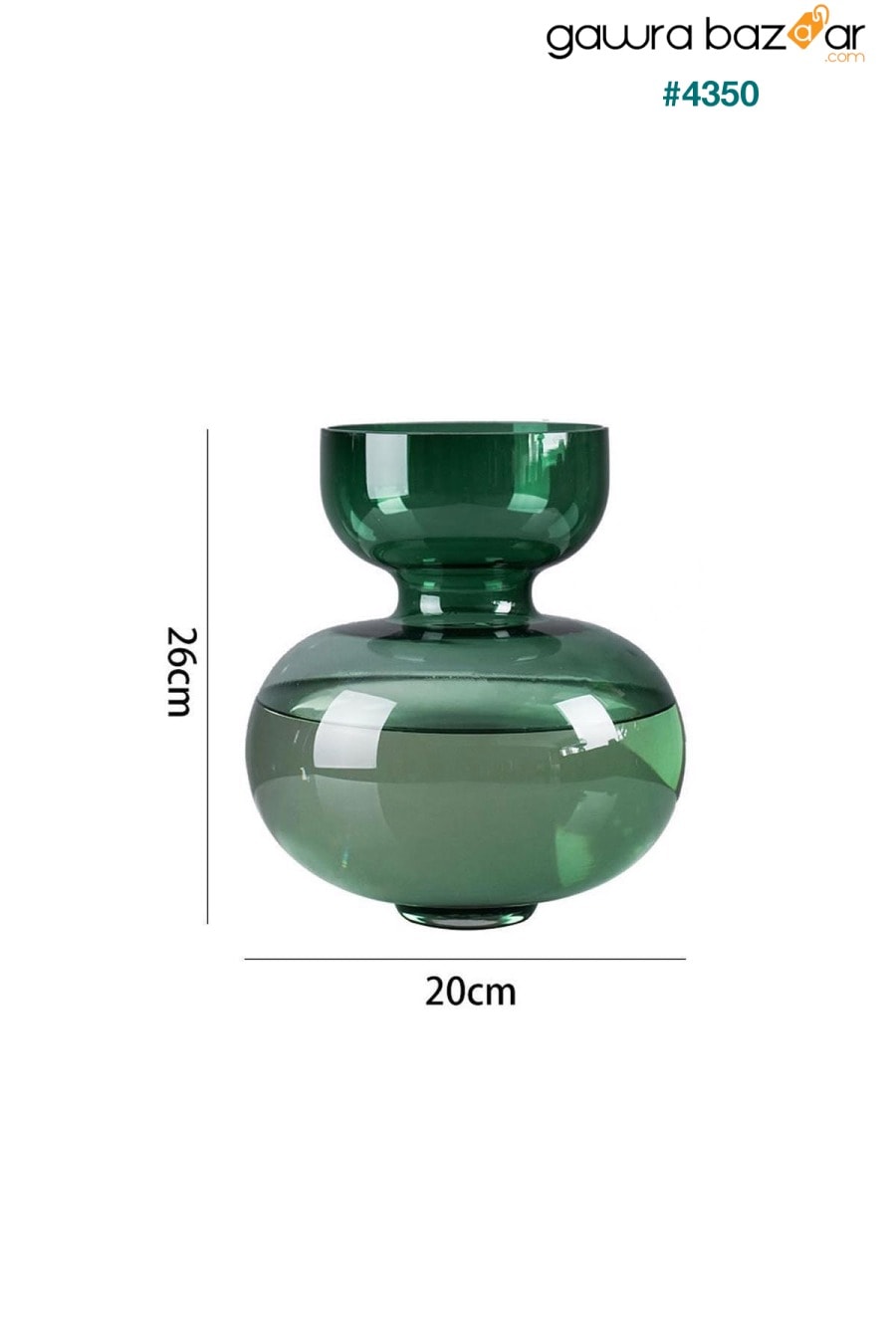 مزهرية زجاجية من القرع الأخضر Miniminti 5