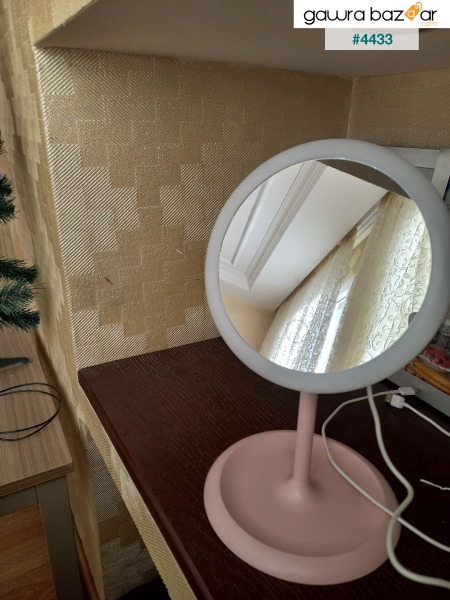 مرآة مكياج كهربائية مضاءة بإضاءة ليد من بيوتي