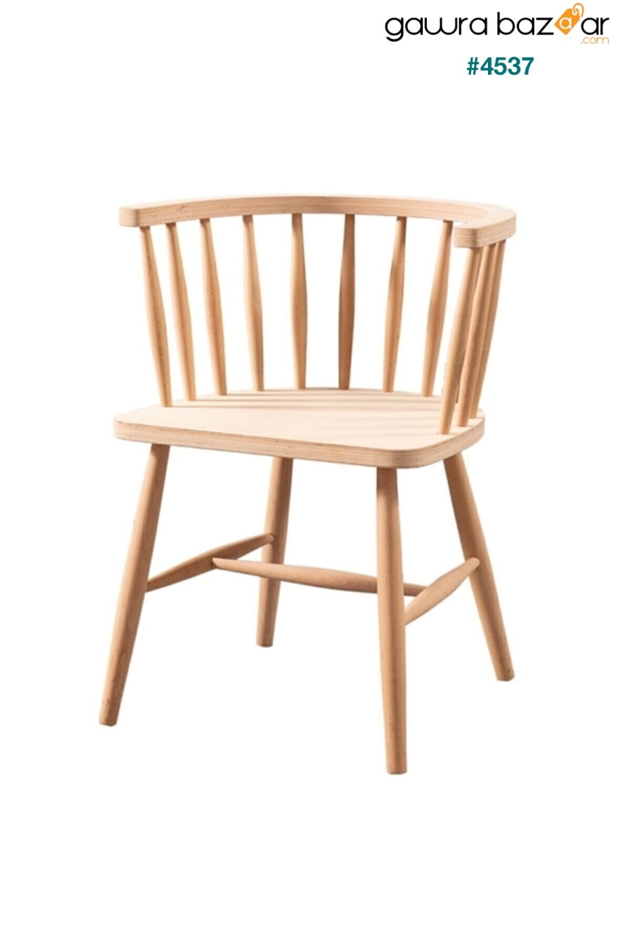 كرسي خشبي كرسي خشبي غير مصقول العمود الفقري CLK 0