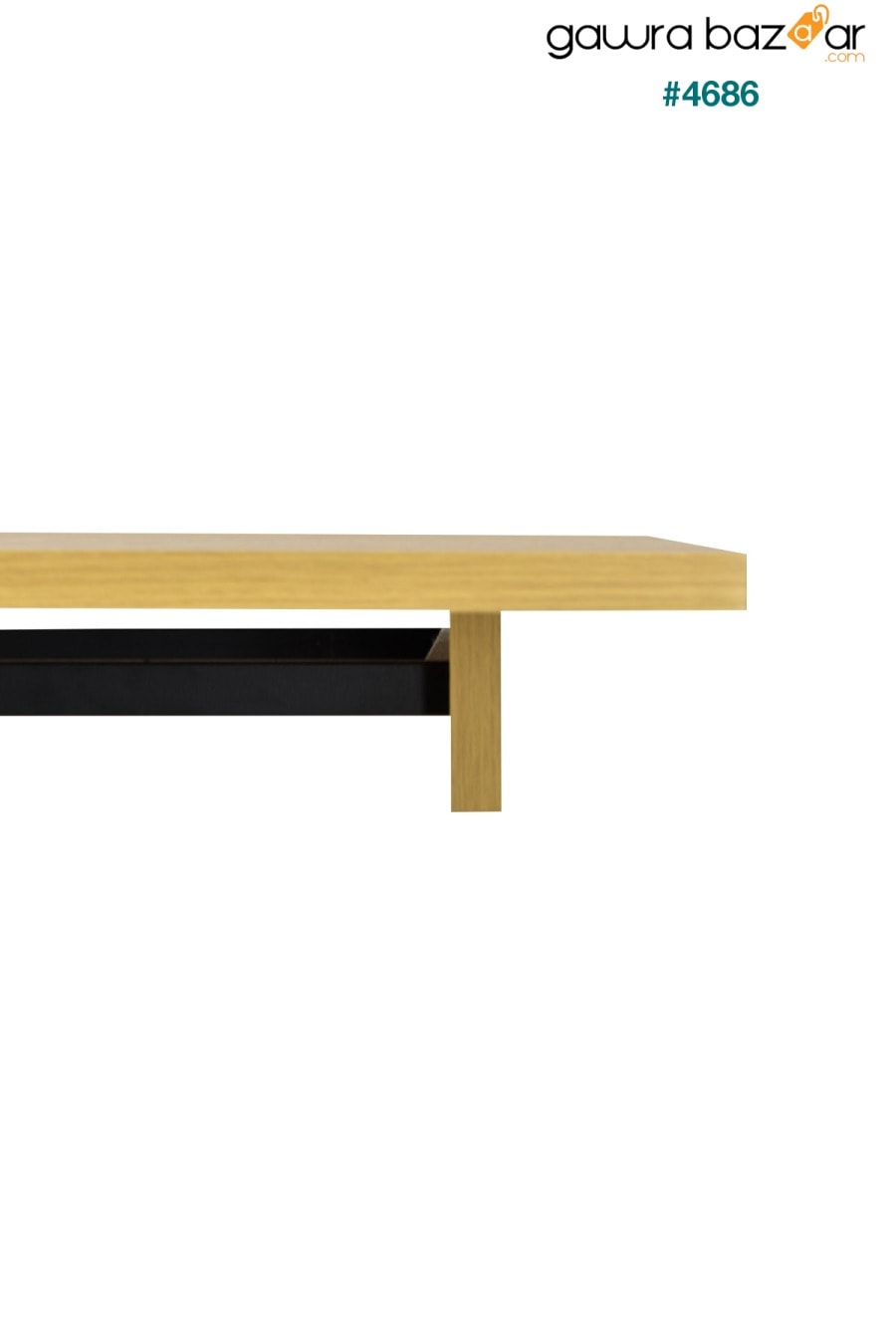 طاولة مطبخ خشبية قابلة للطي من افانوس - 70x80 سم VİLİNZE 4