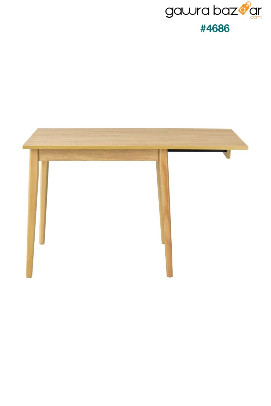 طاولة مطبخ خشبية قابلة للطي من افانوس - 70x80 سم VİLİNZE 3